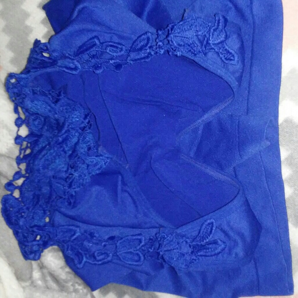 Lace back tank